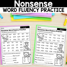 Load image into Gallery viewer, Real and Nonsense Word Fluency Practice