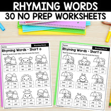 Load image into Gallery viewer, Rhyming Worksheets