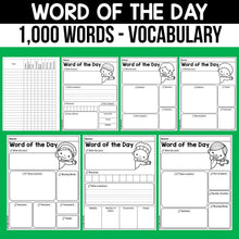Load image into Gallery viewer, Word of the Day - 1,000+ Words, Assessments and Vocabulary Activities