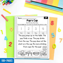 Load image into Gallery viewer, Buy3Get1 FREE B9 - Phonics Books, CVC Word Families, Sequencing, Alphabet Crafts