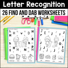 Load image into Gallery viewer, Letter Recognition Worksheets