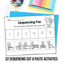 Load image into Gallery viewer, Buy3Get1 FREE B9 - Phonics Books, CVC Word Families, Sequencing, Alphabet Crafts