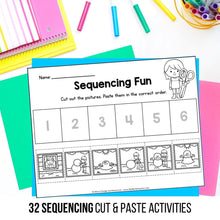 Load image into Gallery viewer, Buy3Get1 FREE B9 - Phonics Books, CVC Word Families, Sequencing, Alphabet Crafts