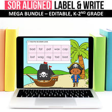 Load image into Gallery viewer, Buy3Get1 FREE B7 - Morning Work, Writing Prompts, Label & Write, Phonics Directed Drawing