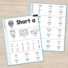 Load image into Gallery viewer, Buy3Get1 FREE - B5 - Decodable Strips, Phonics Books, Reading Intervention, Flash Cards