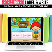 Load image into Gallery viewer, Buy3Get1 FREE B7 - Morning Work, Writing Prompts, Label & Write, Phonics Directed Drawing