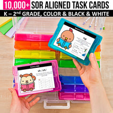 Load image into Gallery viewer, 10,000+ SOR Aligned Task Cards MEGA BUNDLE - K - 2nd Grade