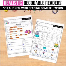Load image into Gallery viewer, Realistic Reading Comprehension Decodable Passages MEGA BUNDLE - SOR Aligned - K-2nd Grade
