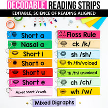 Load image into Gallery viewer, Buy3Get1 FREE - B5 - Decodable Strips, Phonics Books, Reading Intervention, Flash Cards