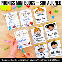 Load image into Gallery viewer, Phonics Mini Books MEGA BUNDLE - SOR Aligned - K - 2nd Grade