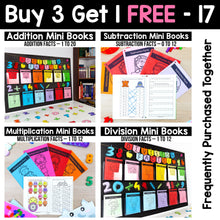 Load image into Gallery viewer, Buy3Get1 FREE B17 - Addition, Subtraction, Multiplication & Division Mini Books