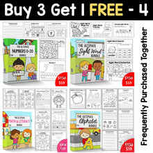 Load image into Gallery viewer, Buy3Get1 FREE B4 - Alphabet, Math and Literacy, Sight Words, Numbers 0-20