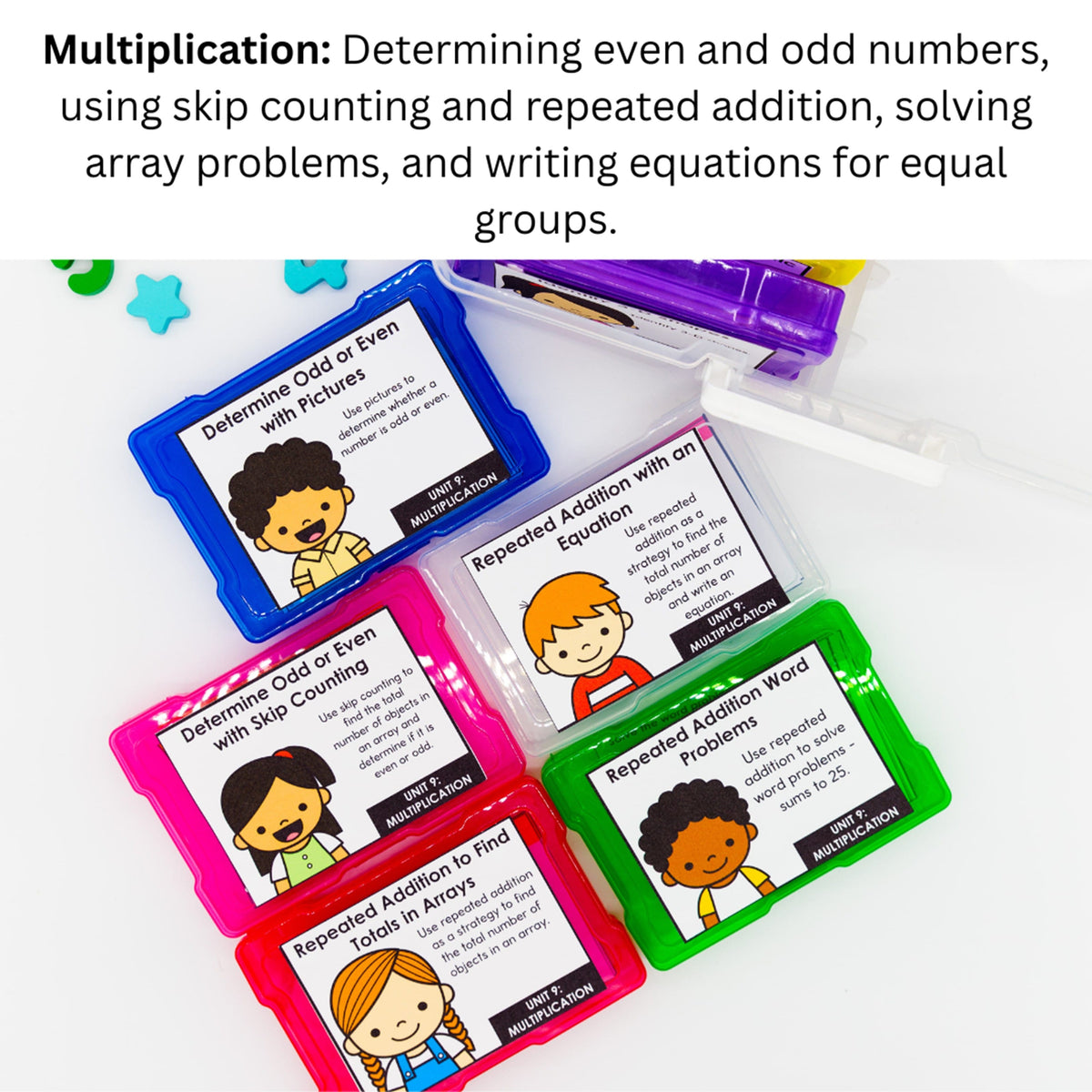 Multiplication - 2nd Grade Math Task Cards - CCSS Aligned – My Nerdy ...