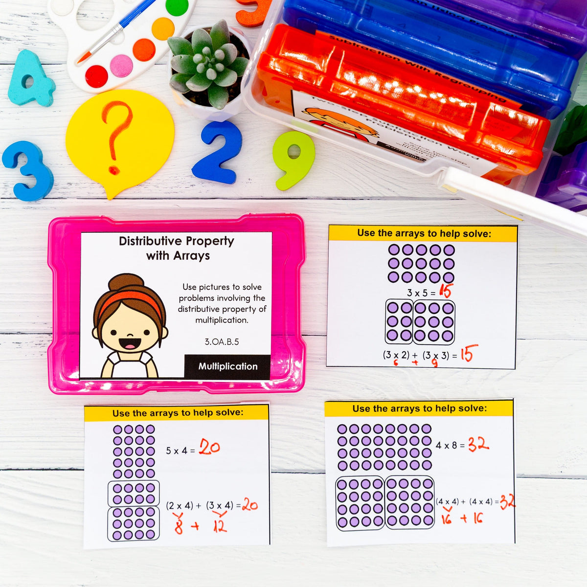 Multiplication - 3rd Grade Math Task Cards - CCSS Aligned – My Nerdy ...