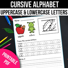 Load image into Gallery viewer, Cursive Handwriting Practice Worksheets