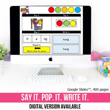 Load image into Gallery viewer, Say it. Pop it. Write it - Science of Reading Centers