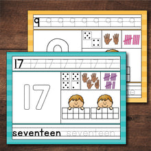 Load image into Gallery viewer, Number Dough Mats 1-20