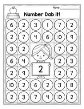 Load image into Gallery viewer, Numbers 1 to 10 Spot & Dot It