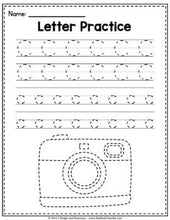 Load image into Gallery viewer, Alphabet Tracing Sheets