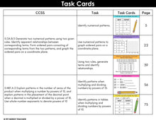 Load image into Gallery viewer, 5th Grade Math Task Cards - CCSS Aligned