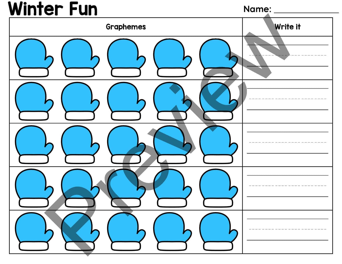 Phoneme Grapheme Word Mapping Sheets – My Nerdy Teacher