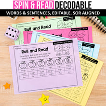 Load image into Gallery viewer, Spin & Read Decodable Words and Sentences MEGA BUNDLE - Science of Reading Aligned - K - 2nd Grade