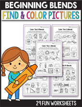 Load image into Gallery viewer, Beginning Blends Worksheets MEGA BUNDLE