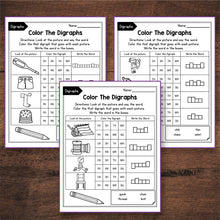 Load image into Gallery viewer, Consonant Digraphs Worksheets SH CH TH WH PH KN WR QU MEGA BUNDLE