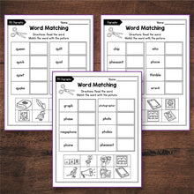 Load image into Gallery viewer, Consonant Digraphs Worksheets SH CH TH WH PH KN WR QU MEGA BUNDLE