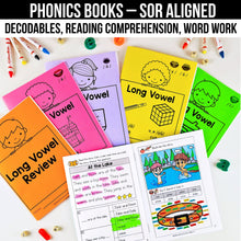 Load image into Gallery viewer, Decodable Readers Books with Word Work - Science of Reading Aligned - K - 2nd Grade
