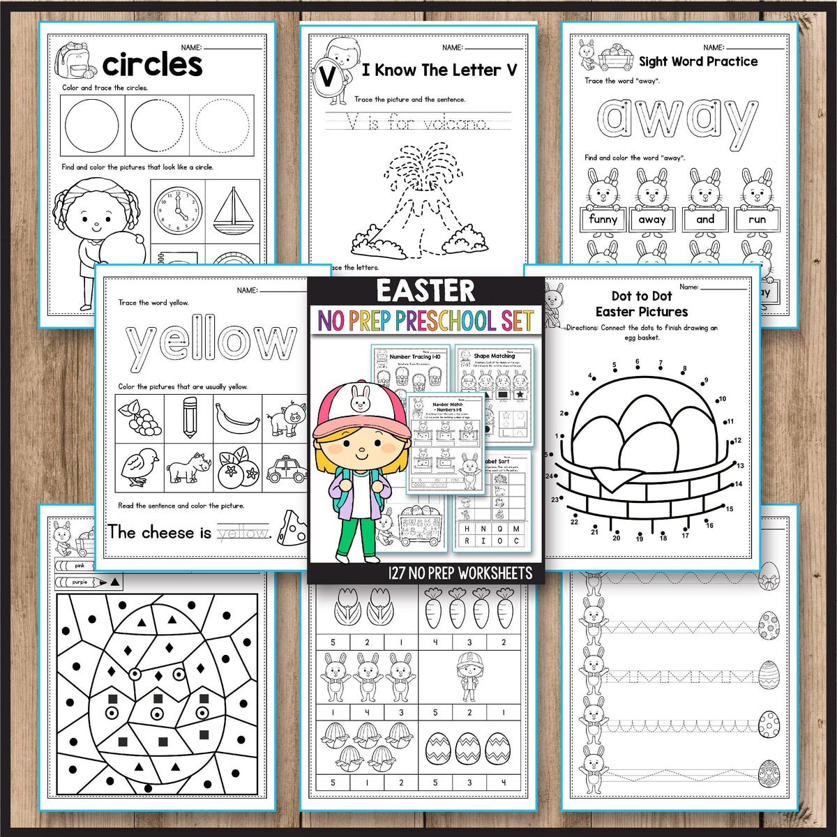 Easter Activities Kindergarten, Spring Math Worksheets Preschool My