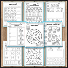 Load image into Gallery viewer, Easter Activities Kindergarten, Spring Math Worksheets Preschool