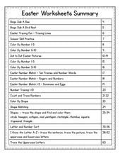 Load image into Gallery viewer, Easter Activities Kindergarten, Spring Math Worksheets Preschool