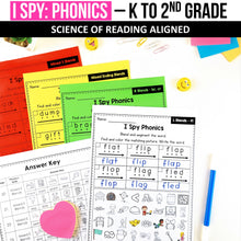 Load image into Gallery viewer, I Spy Phonics MEGA BUNDLE - Science of Reading Aligned - K to 2nd Grade - Digital Download