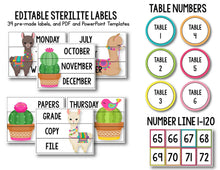 Load image into Gallery viewer, Llama Classroom Decor Bundle INSTANT DOWNLOAD