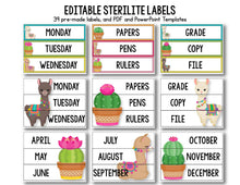 Load image into Gallery viewer, Llama Classroom Decor Bundle INSTANT DOWNLOAD