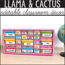 Load image into Gallery viewer, Llama Classroom Decor Bundle INSTANT DOWNLOAD