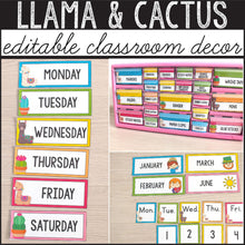 Load image into Gallery viewer, Llama Classroom Decor Bundle INSTANT DOWNLOAD