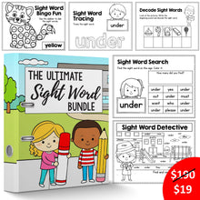 Load image into Gallery viewer, The Ultimate Sight Word Bundle just $19 ($190 VALUE)