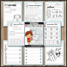 Load image into Gallery viewer, Spring Activities Preschool