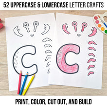 Load image into Gallery viewer, Alphabet Crafts Mega Bundle just $19 ($100 VALUE)