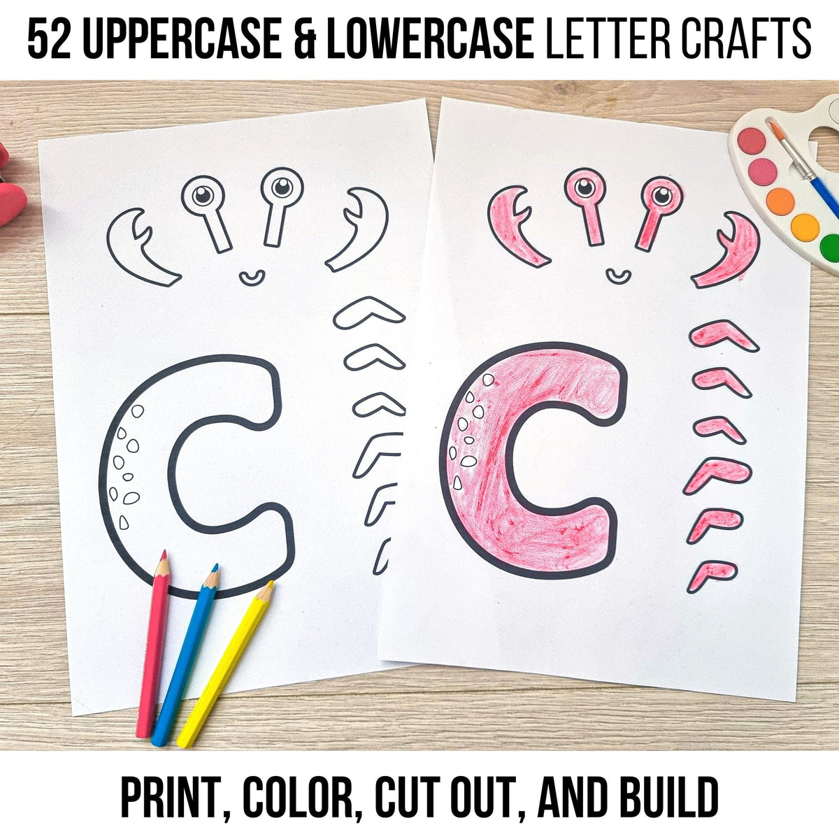 alphabet-crafts-mega-bundle-just-19-100-value-my-nerdy-teacher for Free Printable Printable Letter Crafts Alphabet Crafts Mega Bundle just $19 ($100 VALUE) – My Nerdy Teacher for Free Printable Printable Letter Crafts