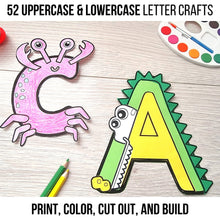 Load image into Gallery viewer, Alphabet Crafts Mega Bundle just $19 ($100 VALUE)