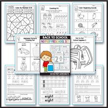 Load image into Gallery viewer, Back to School Activities for Preschool