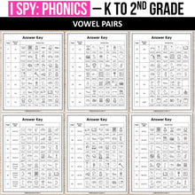 Load image into Gallery viewer, I Spy Phonics MEGA BUNDLE - Science of Reading Aligned - K to 2nd Grade - Digital Download