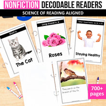 Load image into Gallery viewer, SOR Aligned Nonfiction Decodable Readers MEGA BUNDLE - K - 2nd Grade