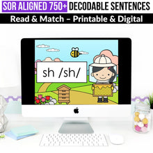 Load image into Gallery viewer, Read and Match Decodable Sentences MEGA BUNDLE - K to 2nd Grade - SOR Aligned