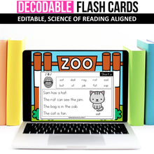 Load image into Gallery viewer, Fluency Flash Cards MEGA BUNDLE (Editable) - Science of Reading Aligned - K - 2nd Grade