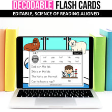 Load image into Gallery viewer, Fluency Flash Cards MEGA BUNDLE (Editable) - Science of Reading Aligned - K - 2nd Grade
