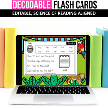 Load image into Gallery viewer, Fluency Flash Cards MEGA BUNDLE (Editable) - Science of Reading Aligned - K - 2nd Grade